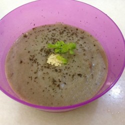 chew -mushroom soup
