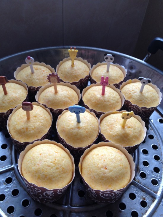 Butternut Squash Steam Cupcakes
