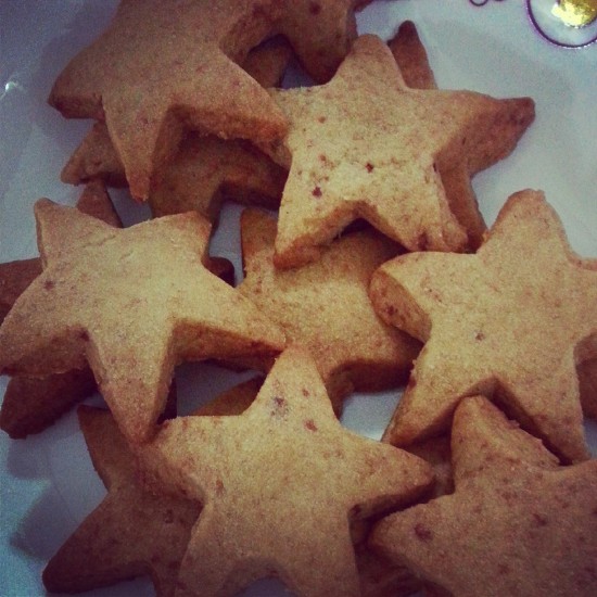 wholemeal shortbread cookies