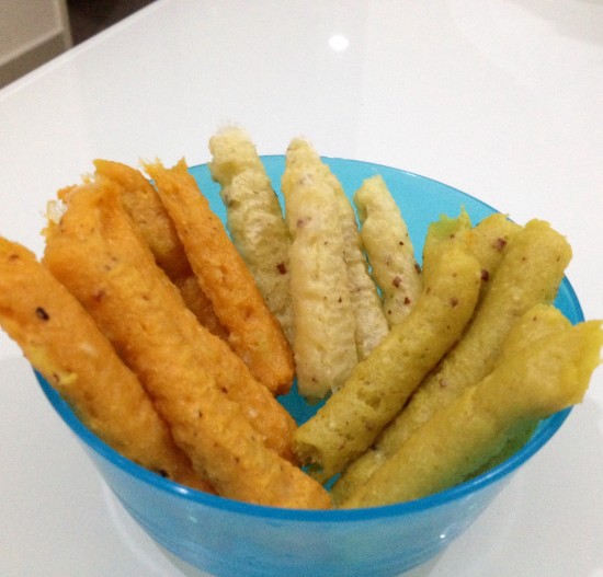Healthy potato rice stick (fries)