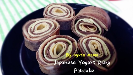 Japanese yogurt ring pancake