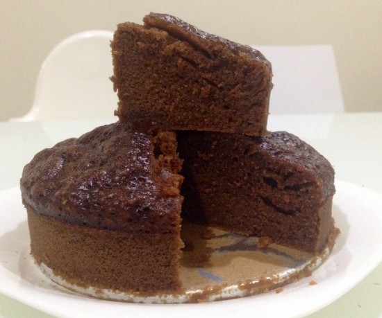 Steam chocolate cake
