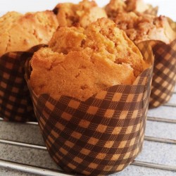 orange cranberry muffin