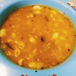 vege soup macaroni